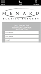 Mobile Screenshot of menardplasticsurgery.com